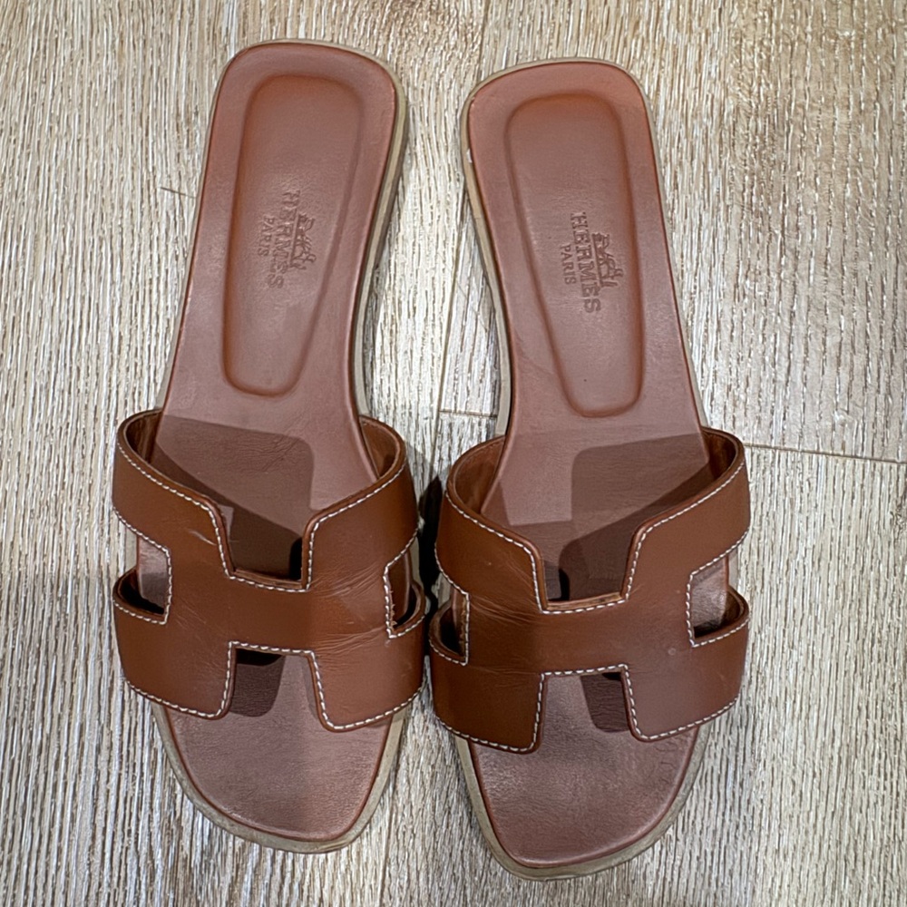 Hermes Oran Sandal Size 35.5